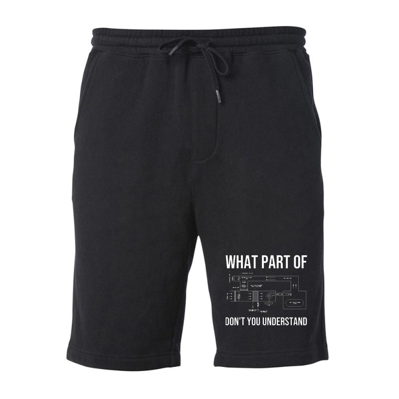 Funny Hvac Design For Men Dad Hvac Installer Engineers Tech Fleece Short by kabelistrik | Artistshot