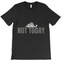 Nope Not Today Funny Lazy Cat Kitten Lover T-shirt | Artistshot