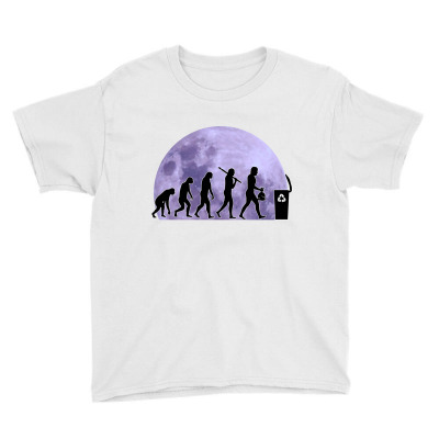 Garbage Man Evolution Youth Tee Designed By Sugarmoon