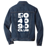 Officially Licensed Elena Delle Donne   50 40 90 Club T Shirt Men Denim Jacket | Artistshot