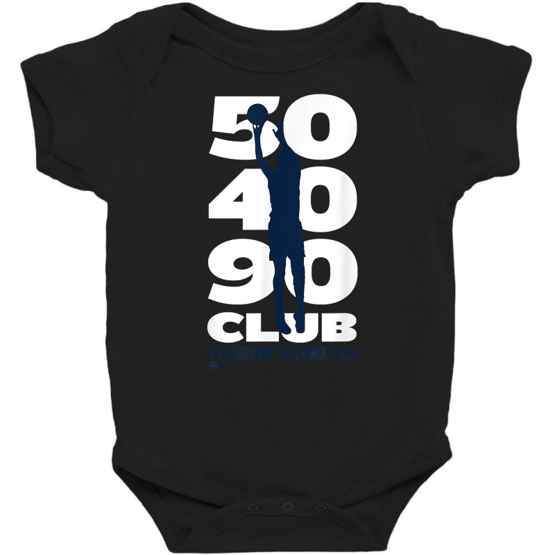 Officially Licensed Elena Delle Donne   50 40 90 Club T Shirt Baby Bodysuit | Artistshot