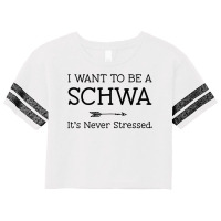 Slp Speech Language Pathologist Gift Schwa Never Stressed Premium T Sh Scorecard Crop Tee | Artistshot