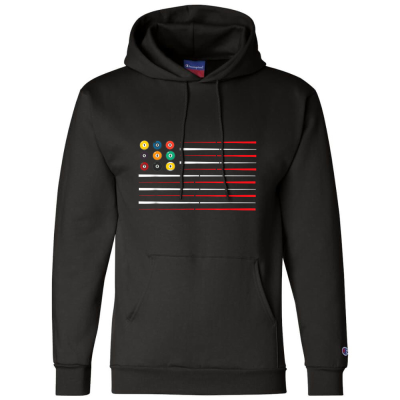 Billiards American Flag Cue Pool Balls Billiard Player Champion Hoodie | Artistshot