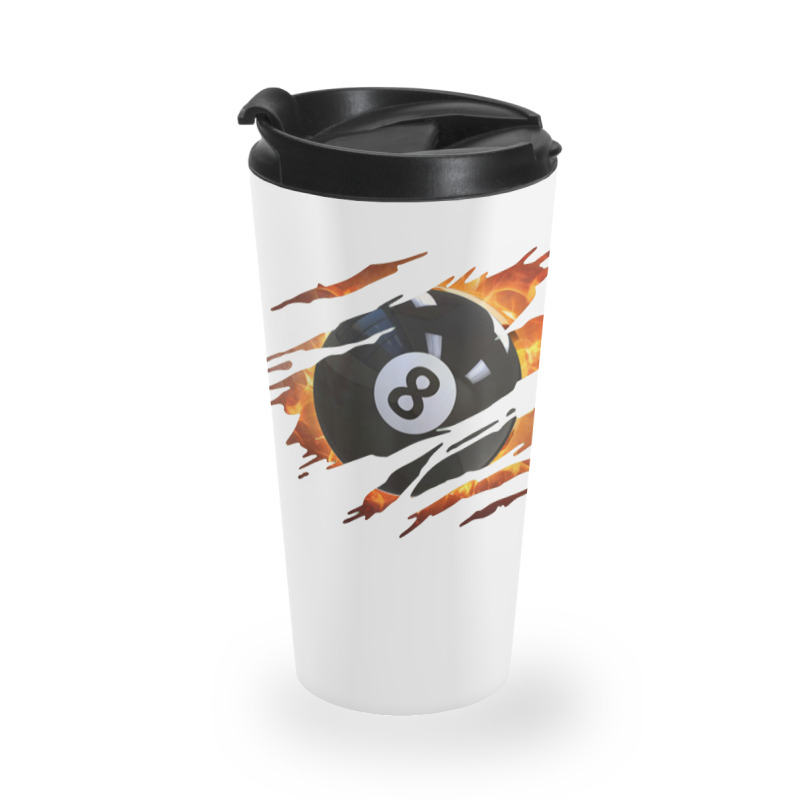 Billiards Men 8 Ball Pool League Travel Mug | Artistshot