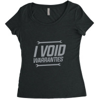 Funny Mechanics I Void Warranties Wrench Garage Women's Triblend Scoop T-shirt | Artistshot