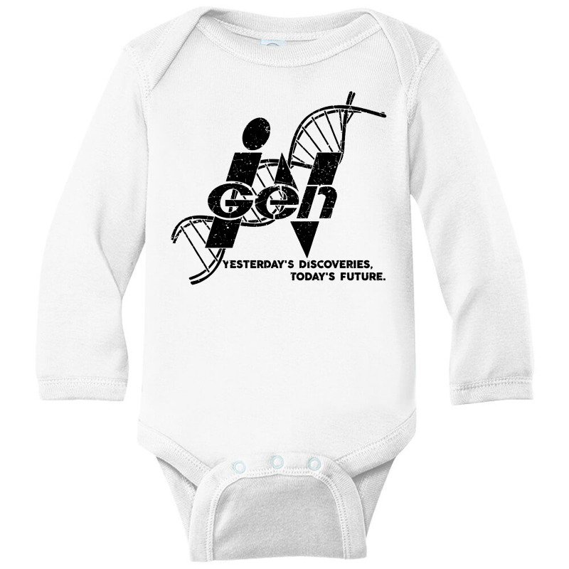 Ingen Distressed Dna Long Sleeve Baby Bodysuit by JarixArt | Artistshot