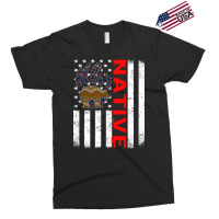 Bear Indigenous Peoples Day Indian Native American Usa Flag Bear Paw F Exclusive T-shirt | Artistshot