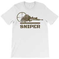 Sniper Ghillie Suit And Reticle Military T Shirt T-shirt | Artistshot