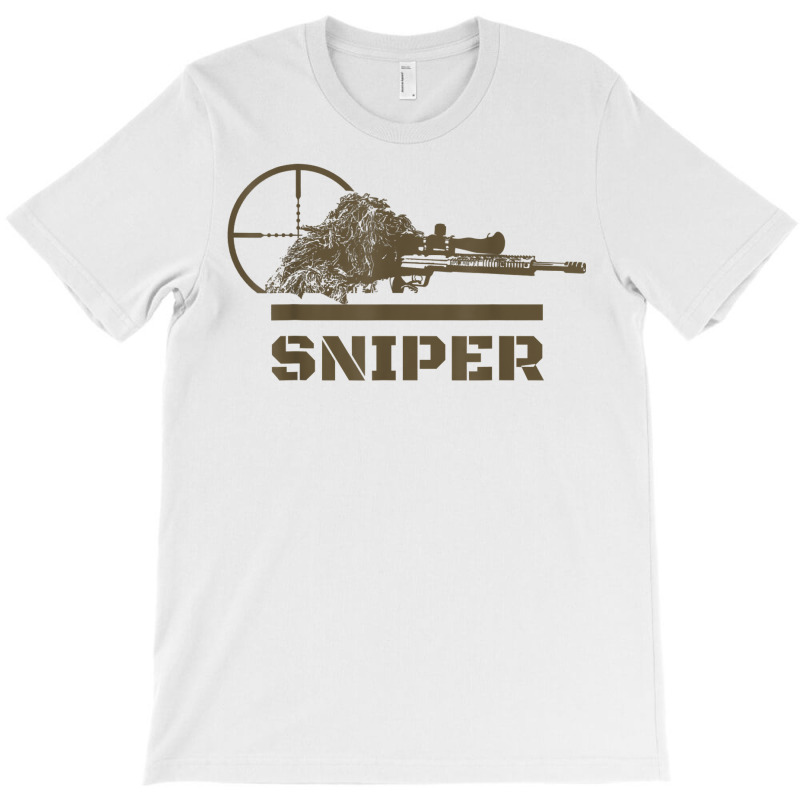 Sniper Ghillie Suit And Reticle Military T Shirt T-shirt | Artistshot