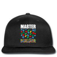 Boys Master Builder Funny Brick Building Blocks Toddler Men T Shirt Printed Hat | Artistshot