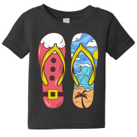 Flip Flop T  Shirt Flip Flop Christmas In July T  Shirt Baby Tee | Artistshot