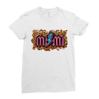 Leopard Mimi Lightning Ladies Fitted T-shirt | Artistshot