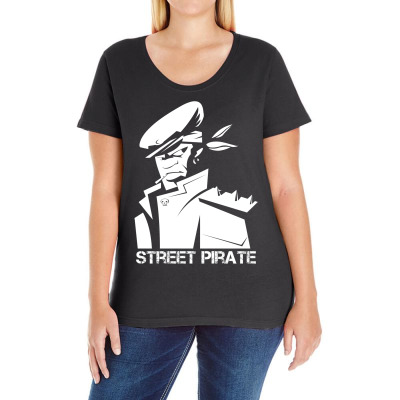Street Pirate Ladies Curvy T-shirt Designed By Icang Waluyo