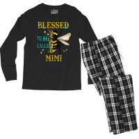 Blessed To Bee Called Mimi Men's Long Sleeve Pajama Set | Artistshot