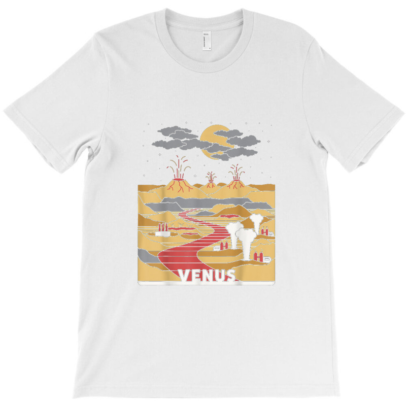 Vintage Retro Venus National Park   Visit Venus Linear Art T-Shirt by saterseim | Artistshot