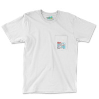 Vintage Retro Pluto National Park   Visit Pluto Linear Art Pocket T-shirt | Artistshot