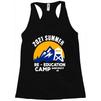 2021 Summer Reeducation Camp Military Re Educate Racerback Tank | Artistshot