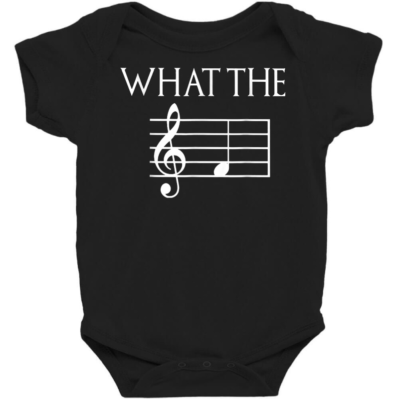 What The F Musical Note T Shirt Baby Bodysuit by alayziahollars | Artistshot