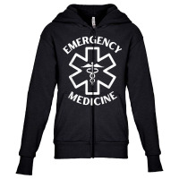 Emergency Medicine Doctor Nurse Er Medical Caduceus T Shirt Youth Zipper Hoodie | Artistshot