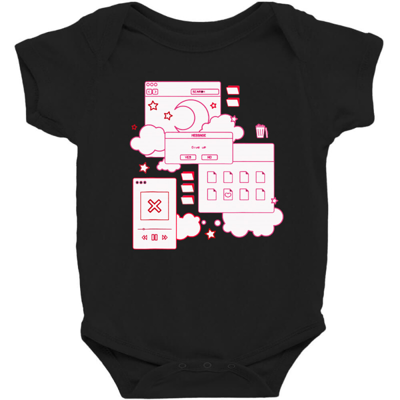 Vaporwave Aesthetic Baby Bodysuit | Artistshot