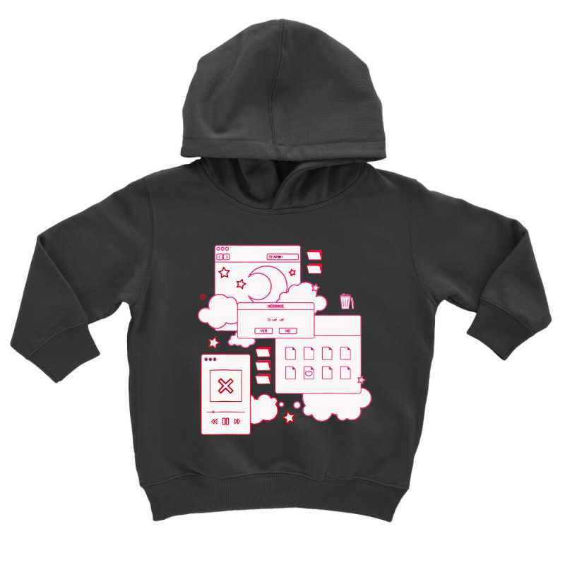 Vaporwave Aesthetic Toddler Hoodie | Artistshot