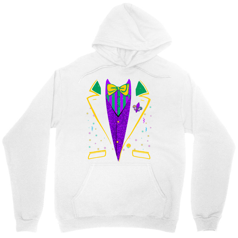 Mardi Gras Tuxedo Costume  Carnival Parade Design Unisex Hoodie | Artistshot