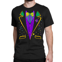 Mardi Gras Tuxedo Costume  Carnival Parade Design Classic T-shirt | Artistshot