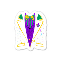 Mardi Gras Tuxedo Costume  Carnival Parade Design Sticker | Artistshot