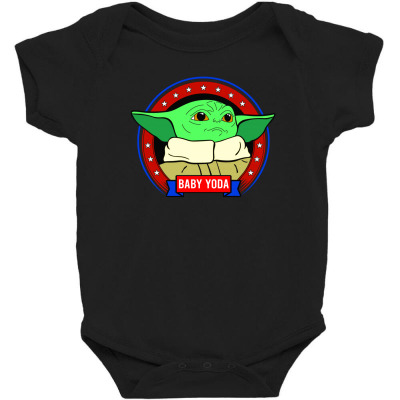 Baby Yoda Baby Bodysuit Designed By Coşkun