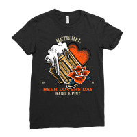 International Beer Day T  Shirt National Beer Lovers Day T  Shirt Ladies Fitted T-shirt | Artistshot