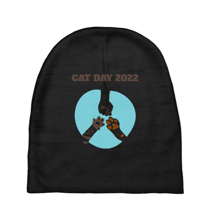 International Cat Day 2022 T  Shirt Happy International Cat Day 2022 T Baby Beanies by shawlsuck | Artistshot