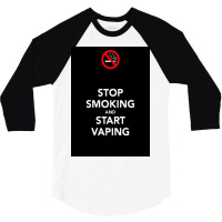 E Ciggarette Vape Life Memes Cigar Meme Geek Funny 3/4 Sleeve Shirt | Artistshot