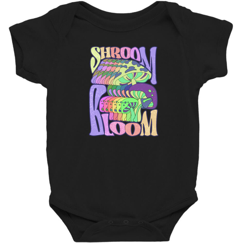 Happy Hippie Shroom Bloom Baby Bodysuit by difarinasool | Artistshot