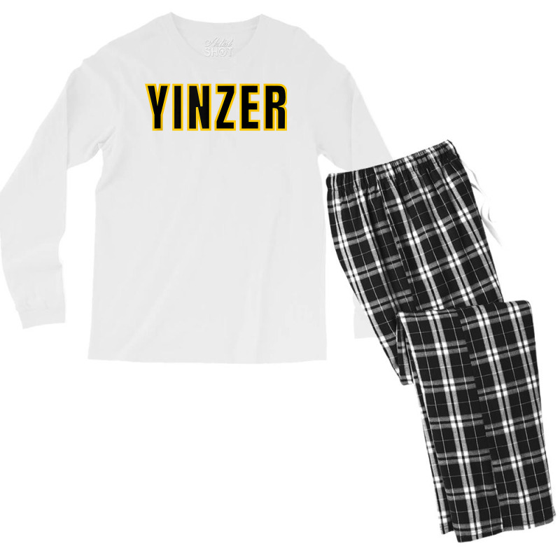 Pittsburgh Steel City Yinzer Pittsburgh Surrounded Jagoffs Tank Top Men's Long Sleeve Pajama Set by harmanyuan | Artistshot