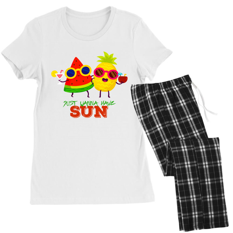 Just Wanna Have Sun Women's Pajamas Set by Chiks | Artistshot