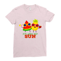 Just Wanna Have Sun Ladies Fitted T-shirt | Artistshot