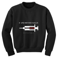 Funny Vaccinated Anti Conspiracy Joke Youth Sweatshirt | Artistshot