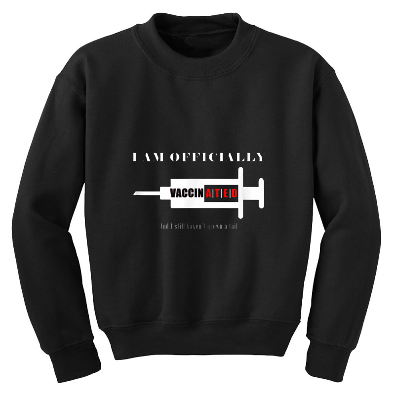 Funny Vaccinated Anti Conspiracy Joke Youth Sweatshirt by musuhdalan | Artistshot