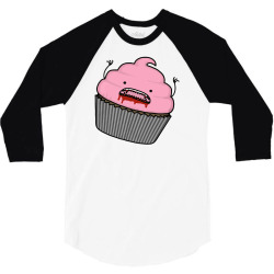 cannibal cupcake 3/4 Sleeve Shirt | Artistshot