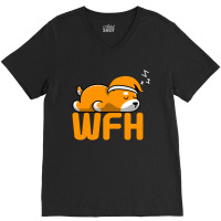 Wfh Tshirt V-neck Tee | Artistshot