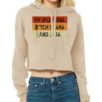 I'm Bilingual Girl I Haha And Jaja Funny Sarcastic Apparel Tank Top Cropped Hoodie | Artistshot