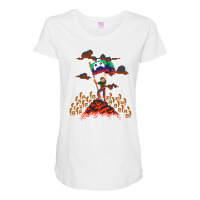 8 Bit Revolutionary Maternity Scoop Neck T-shirt | Artistshot