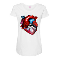 All Seeing Heart Maternity Scoop Neck T-shirt | Artistshot