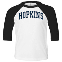 Hopkins Minnesota Mn Vintage Sports Design Navy Design T Shirt Toddler 3/4 Sleeve Tee | Artistshot