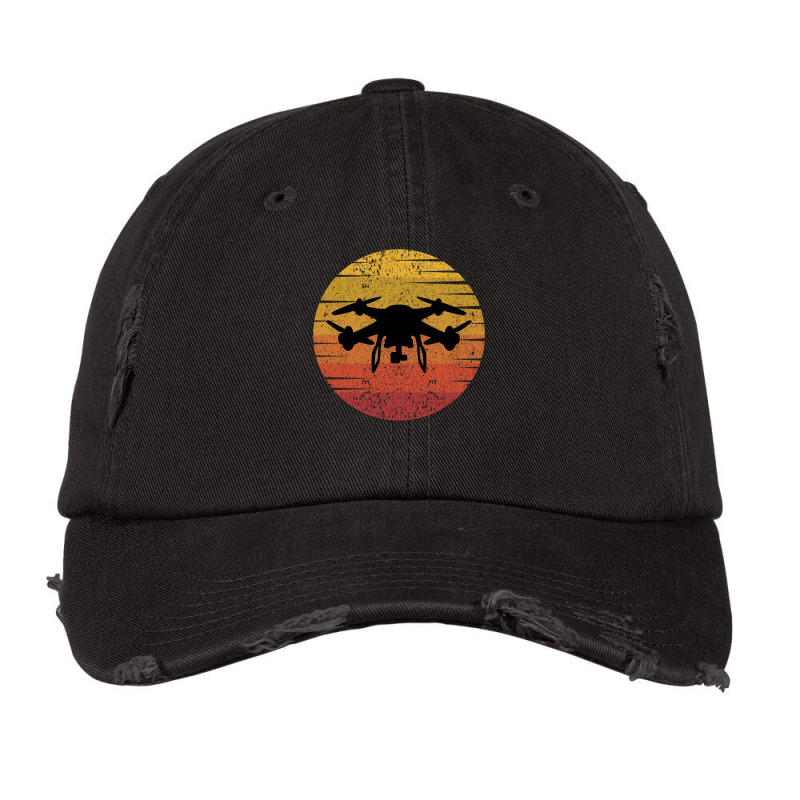 Fpv Drone Racing Quadcopters Rc Pilot Aerial Sports Vintage Retro Vintage Cap by Tasteful Tees | Artistshot