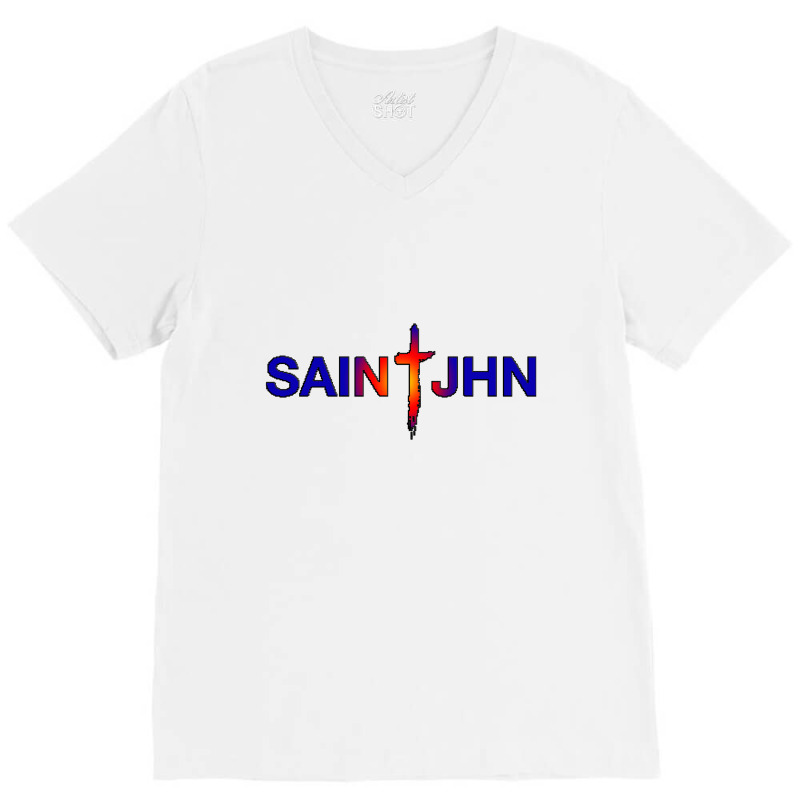 Saint Jhn V-Neck Tee by denadashop | Artistshot