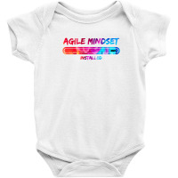 Scrum Agile Mindset Installed Project Management Baby Bodysuit | Artistshot