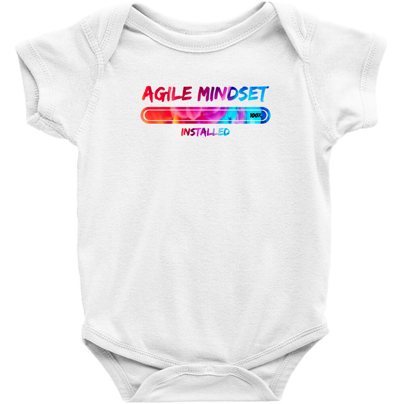 Scrum Agile Mindset Installed Project Management Baby Bodysuit by Hot pictures | Artistshot