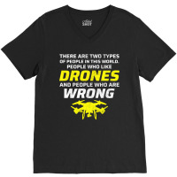 Fpv Drone Racing Quadcopters Rc Pilot Aerial Sports V-neck Tee | Artistshot