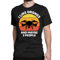 Fpv Drone Racing Quadcopters Rc Pilot Aerial Sports Vintage Retro Classic T-shirt | Artistshot